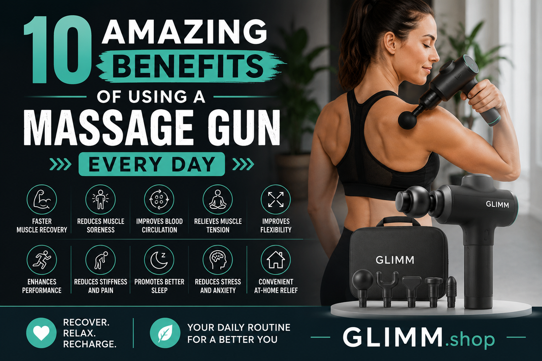 10 Amazing Benefits of Using a Massage Gun Every Day