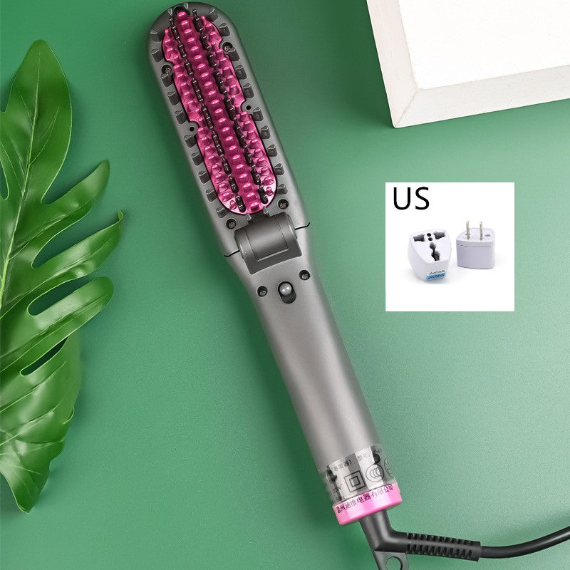 Dual Purpose Negative Ion Electric Hair Straightener Comb