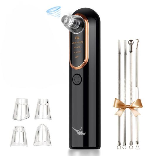 USB Rechargeable Professional Pore Vacuum and Black Head Remover for Face