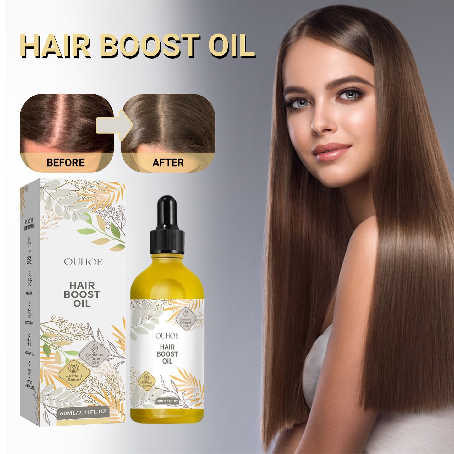 OUHOE Essential Oil for Repairing Damaged Hair