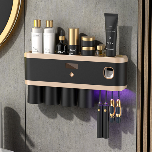 Smart UV Toothbrush Holder – With Disinfection & Rechargeable Function