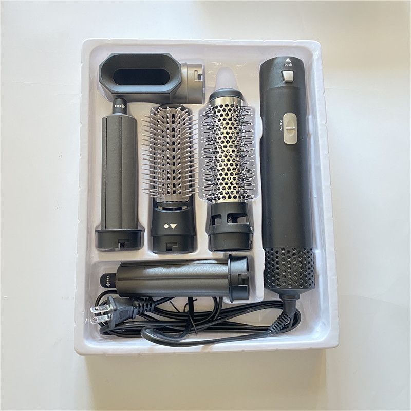 5-in-1 Automatic Hot Air Comb for Curling & Straightening