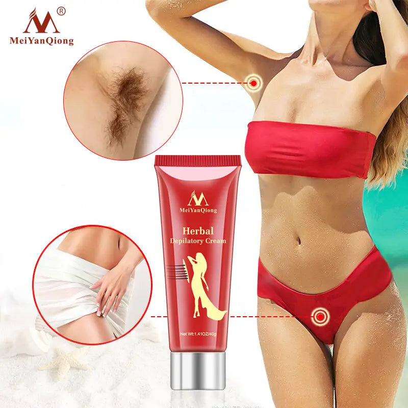 Painless Hair Removal Cream for Legs and Armpits