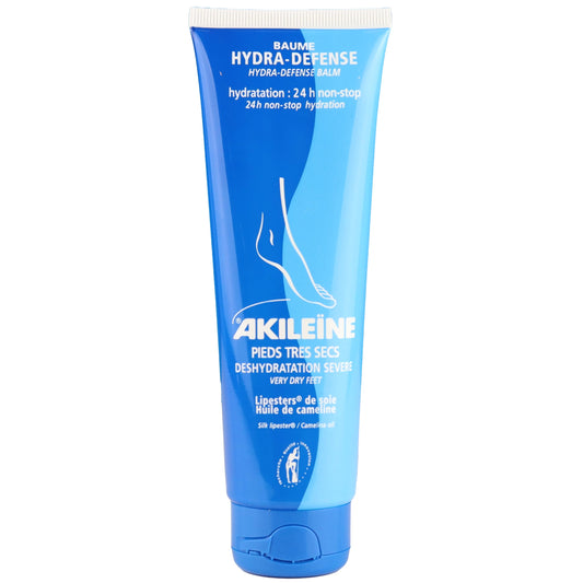 AKILEINE Hydra-Defense Foot Balm - Intensive Moisturizing Heel Balm Foot Care Repair for Dry Cracked Heels Natural Ingredients Grape Seed & Camelina Oil Best Foot Care for Women & Men 125ml