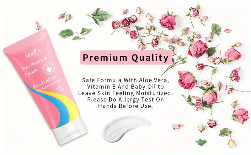 Sensitive Hair Removal Cream for Body and Bikini Areas